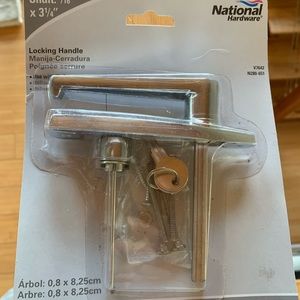 New garage door handle